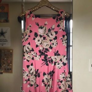 Betsy Johnson Hot Pink Floral Dress